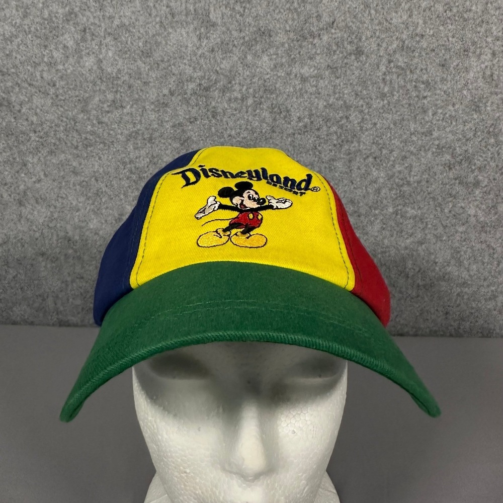 Disneyland Resort Mickey Mouse Youth Multicolor Kids Baseball Hat Embroidered